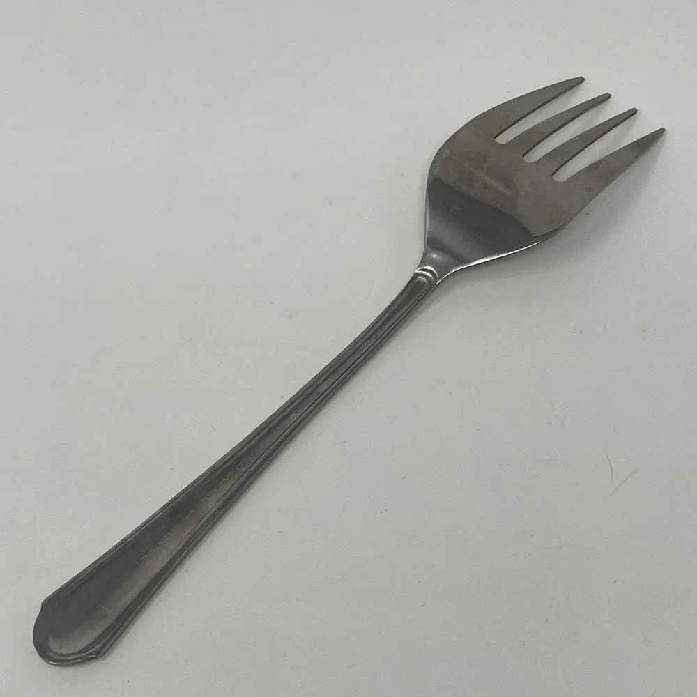 Hampton Silversmiths HSV198 Stainless 4-Tine Cold Meat Serving Fork 9